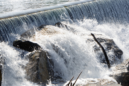The dynamic energy of raging water in the mountains. The natural beauty of the river with its mighty rock formations. The power of the elements, wildlife, tourism, and outdoor activities.