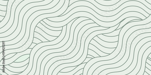 Abstract ramen texture with green background. Vector illustration