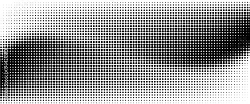 Grunge halftone gradient background. Faded grit noise texture. White and black sand wallpaper. Retro pixelated backdrop. Anime or manga style comic overlay. Vector graphic design textured template