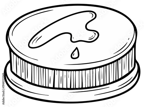 Soap and water drops graphic illustration