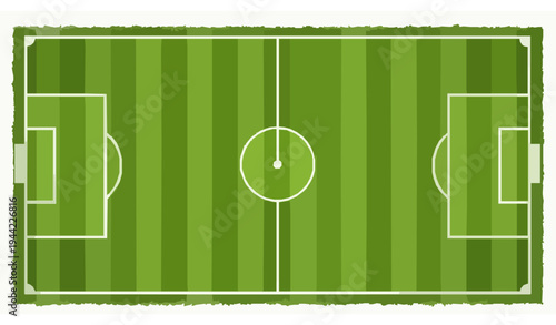 Green soccer grass field background vector
