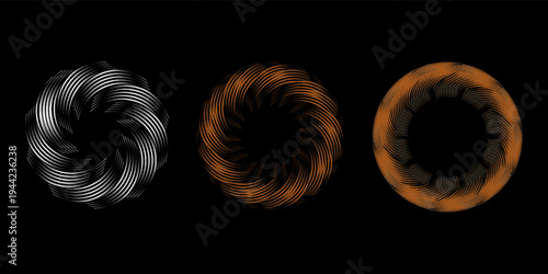 Gold, silver and bronze metal circle frames 3d vector realistic illustration. First, second and third place medals or buttons isolated on white background. Certified. Quality blank, empty badge set.