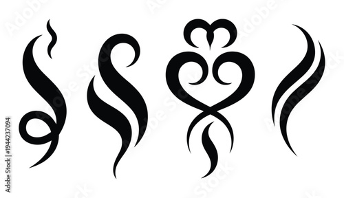 Ornamental Swirl Vector Illustration