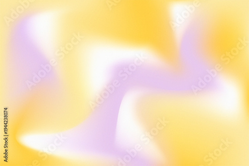 Foto Pastel Yellow and Lavender Fluid Gradient Background with Soft Iridescent Color