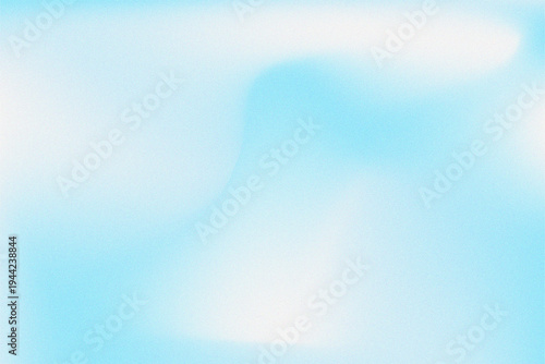 Tableau sur toile Light Sky Blue Abstract Gradient Background with Soft Blur Effect and Smooth Min
