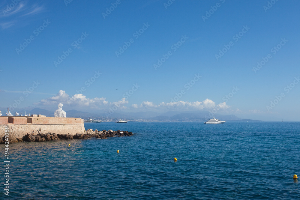 Fototapeta premium Miasto artystów i wspaniałych widoków, Prowansja, Antibes, The city of artists and magnificent views, Provence, Antibes 