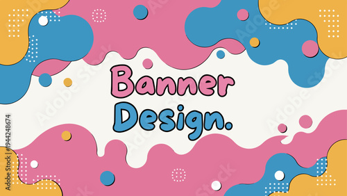 Dynamic Abstract Banner Design for Online Promotions