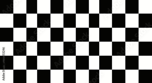 Black and white checkered pattern.