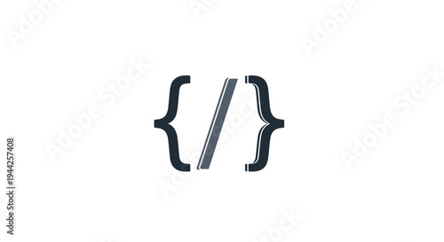 Code Brackets Symbol Programming Development.