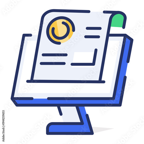 An icon of money strategy designed in flat style