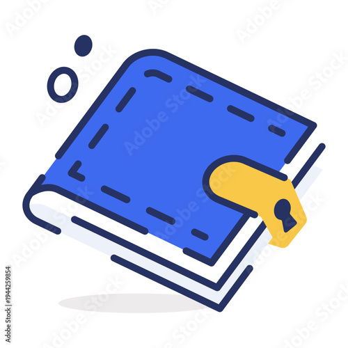 An icon of money strategy designed in flat style