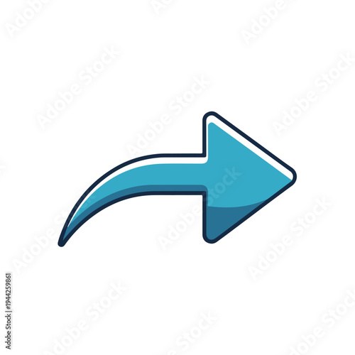Blue Arrow Icon Pointing Right Direction. Free Download Blue Arrow Icon Pointing Right Direction. - GFXLoad