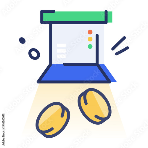 An icon of order confirmed status designed flat style