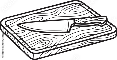 kitchen knife cutting board