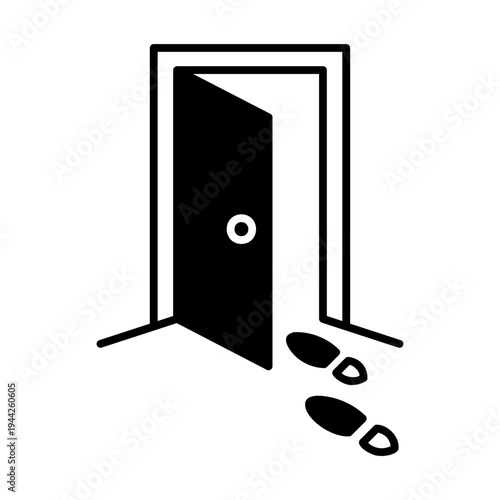 Open door + small step