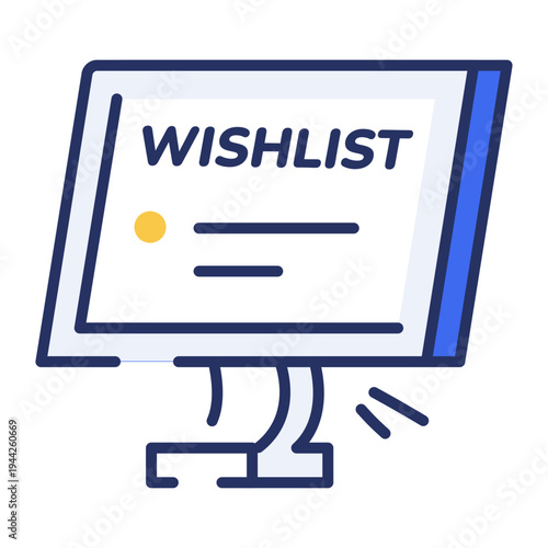 Flat style icon depicting digital money