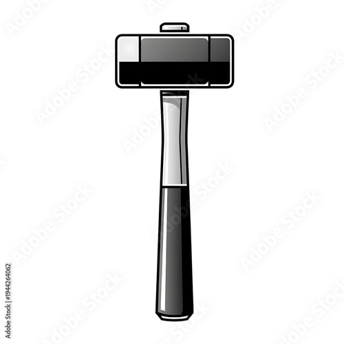 Black and Silver Safety Razor Closeup.
