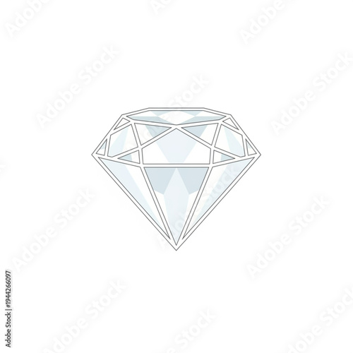 Diamond Jewel Gemstone Luxury Illustration Design.