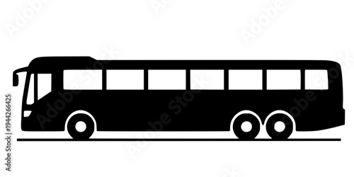A vintage red double decker bus illustration isolated on a white background as a public transport vehicle for city travel