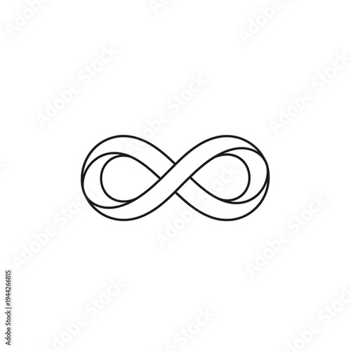 Infinity Symbol Loop Endless Design Element.