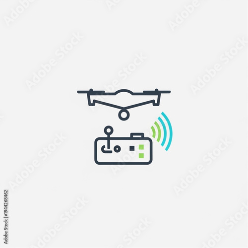 Drone Aircraft with Remote Control Device.