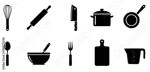 kitchen icon set