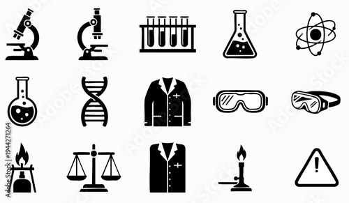 science and chemistry icons