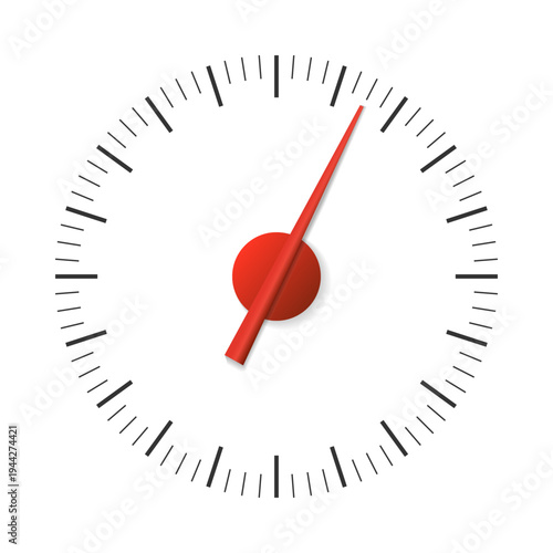 Realistic speedometer isolated on transparent background. 3d timer watches. Sport car odometer with motor miles measuring scale. Deadline concept. Engine power concept template. PNG