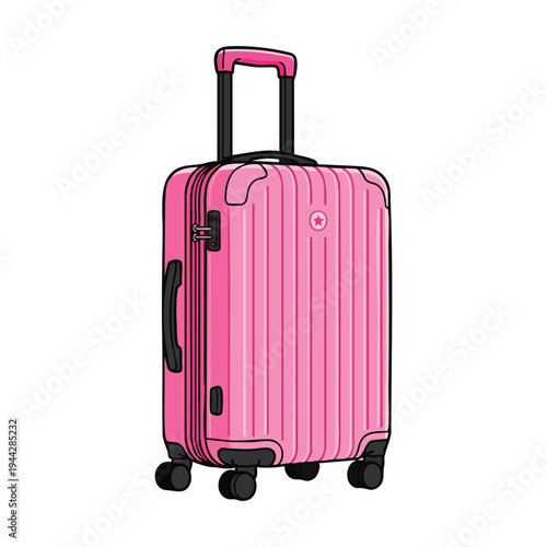 Travel Suitcase Illustration