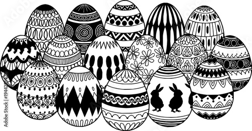 Decorated Easter Eggs, Holiday Theme