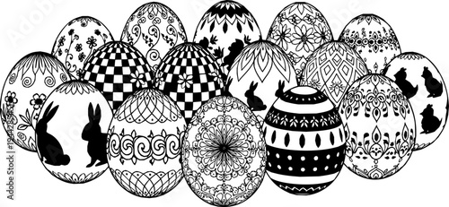 Decorated Easter Eggs, Holiday Theme