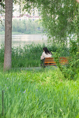Urban Green Space: Daily Scenery of Park Paths and Nature Symbiosis