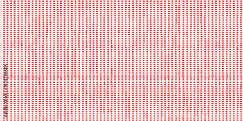 Seamless red and white striped fabric texture with a geometric cotton design ideal for a picnic tablecloth or checkered textile wallpaper backdrop