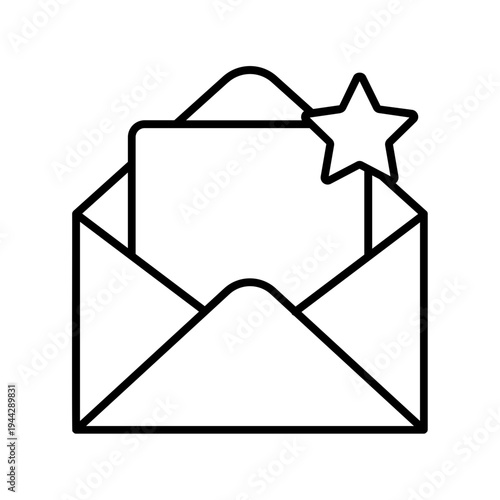 Email + tiny star