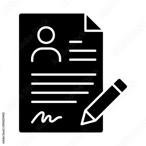 CV + small edit pencil