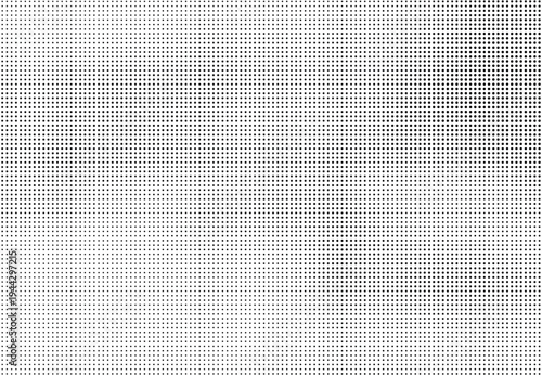 Dotted halftone gradient texture.