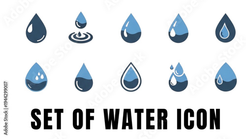 blue water drop icon