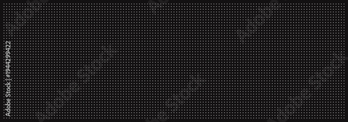 Seamless black bullet journal dot grid background. Vector dark paper texture with white dots for digital planner, night mode diary and luxury stationery design.