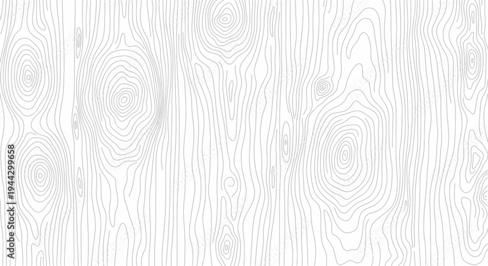 Fototapeta premium A close-up, detailed illustration of a light-colored wood grain pattern with prominent knots and natural lines.