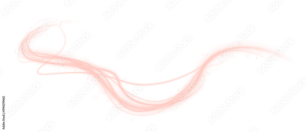Obraz premium Shimmering light ribbons glide across the scene like streams of color. Soft gradients illuminate the background. The visual suggests flowing energy.