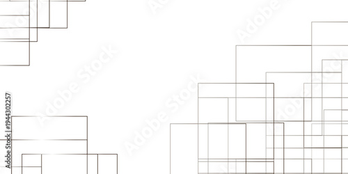 Vector for presentation. Abstract White line pattern texture.  Modern minimal and clean white background with realistic line. seamless random chaotic digital line business concept.