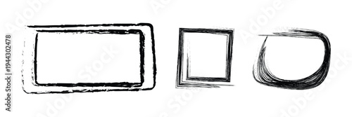 Head down posture illustration with simple shapes