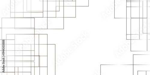 Vector for presentation. Abstract White line pattern texture.  Modern minimal and clean white background with realistic line. seamless random chaotic digital line business concept.