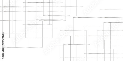 Vector for presentation. Abstract White line pattern texture.  Modern minimal and clean white background with realistic line. seamless random chaotic digital line business concept.