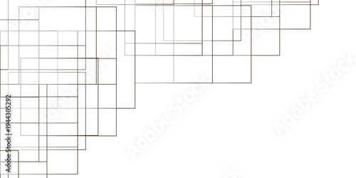 Vector for presentation. Abstract White line pattern texture.  Modern minimal and clean white background with realistic line. seamless random chaotic digital line business concept.