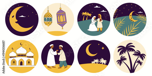 A vibrant and diverse collection of celestial bodies and space-related objects