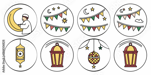 A variety of different types of food and drink items arranged in a circular pattern