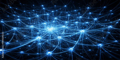 Shiny abstract blue night sky backgrounds featuring glowing stars and sparkling light effects for a festive holiday wallpaper design