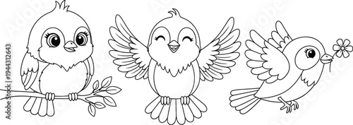 Comprehensive set of cyber security outline icons featuring skull malware warnings locks trojan horse and virus alert symbols