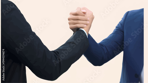 Business partnership and collaboration concept